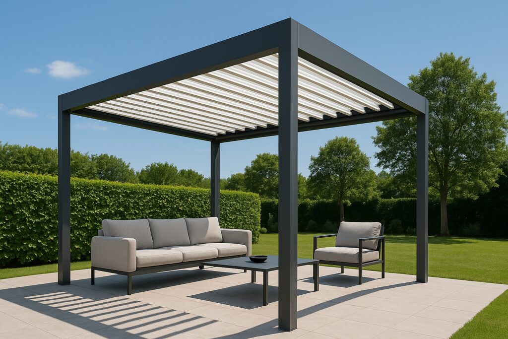 Bioklimatik pergola bahce tentesi