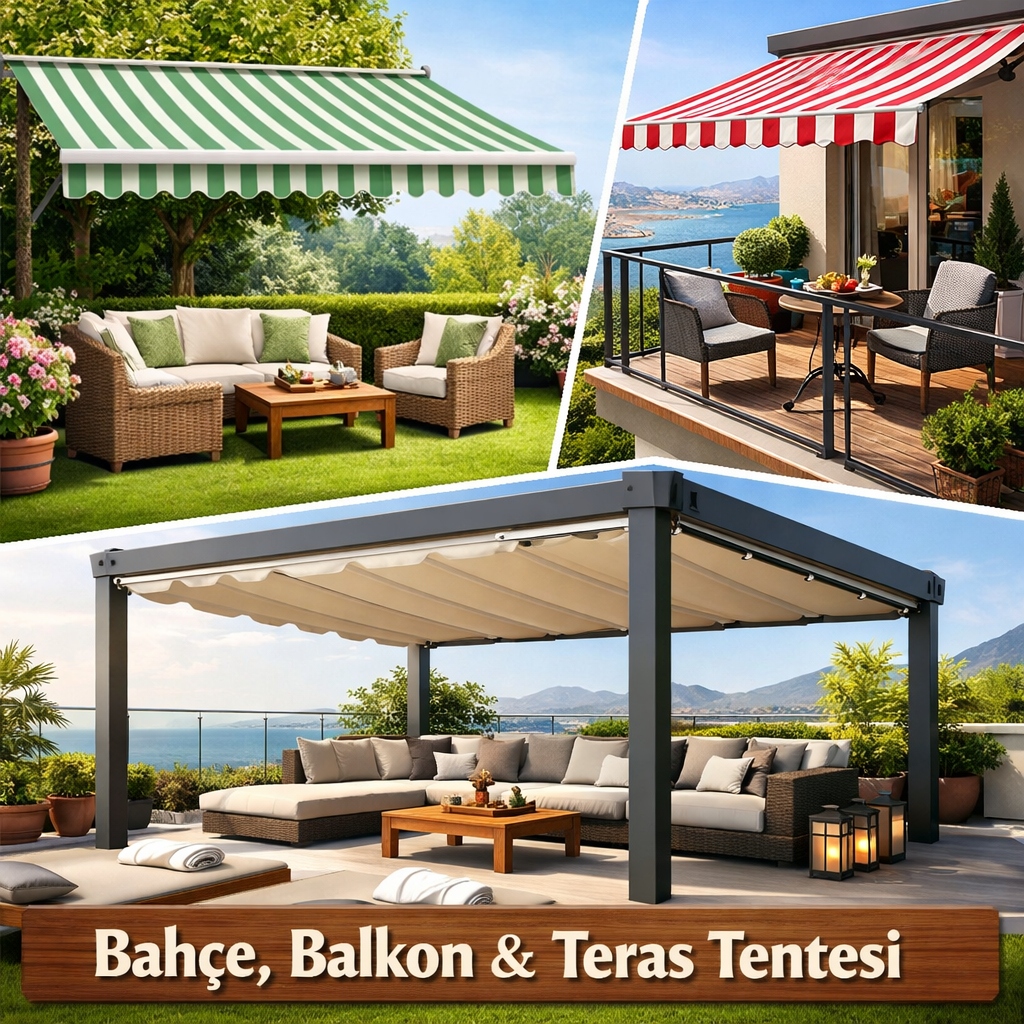 Bahçe, Balkon ve Teras Tentesi
