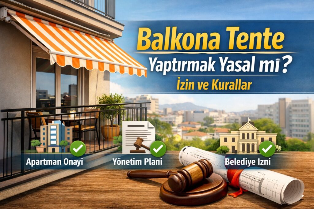 Balkona Tente Yaptırmak Yasal mı? Türkiye’de İzinler, Kurallar ve Riskler
