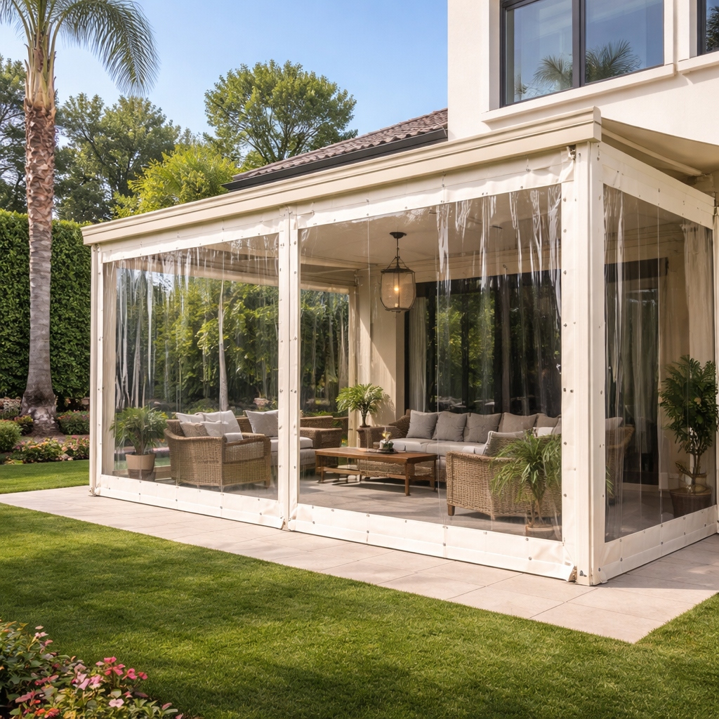 Seffaf Branda Kis Bahcesi 0.80 mm